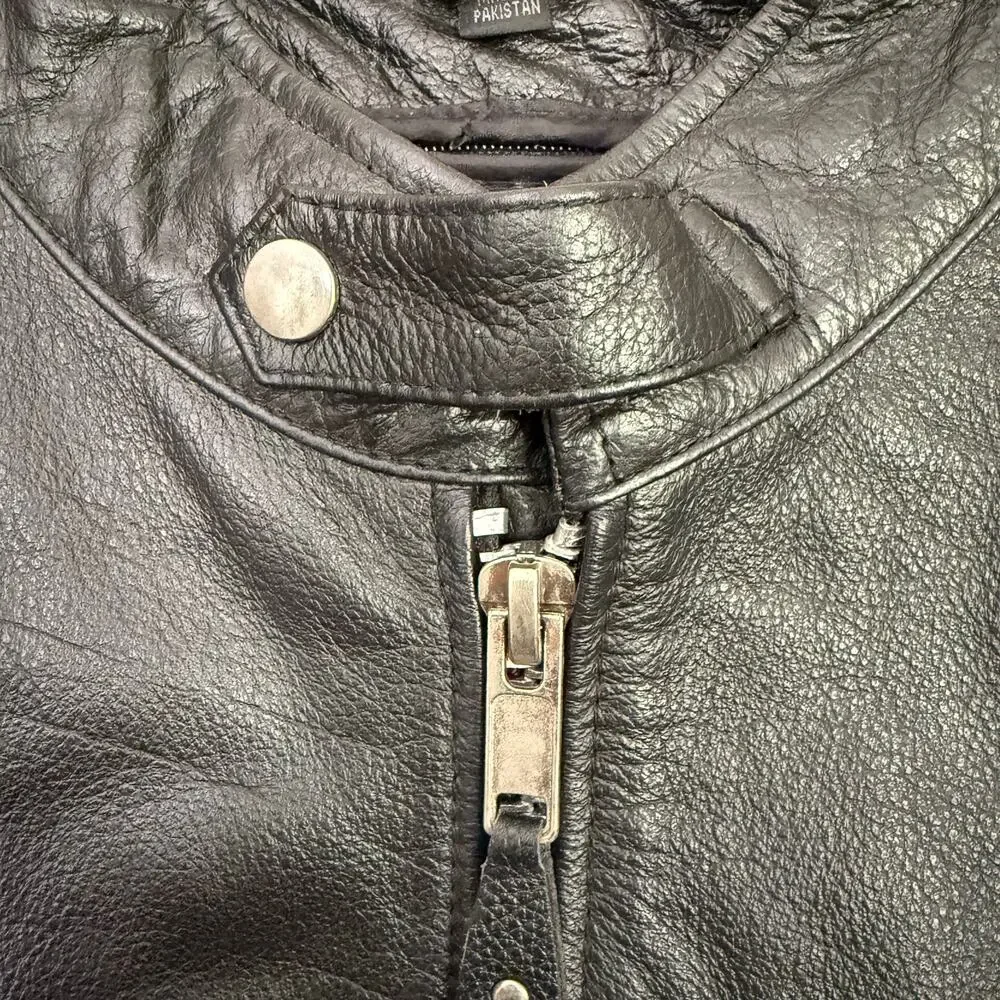 Street & Steel Scooter Leather Jacket - Size Large - Picture 7 of 15